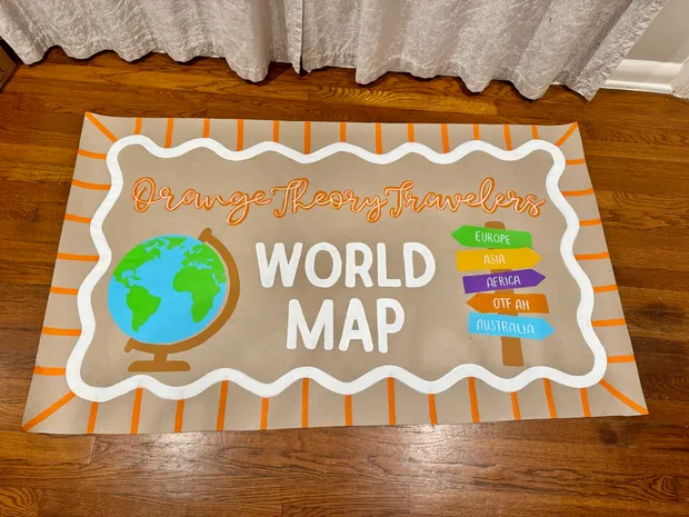 Graduation hand-painted banner example