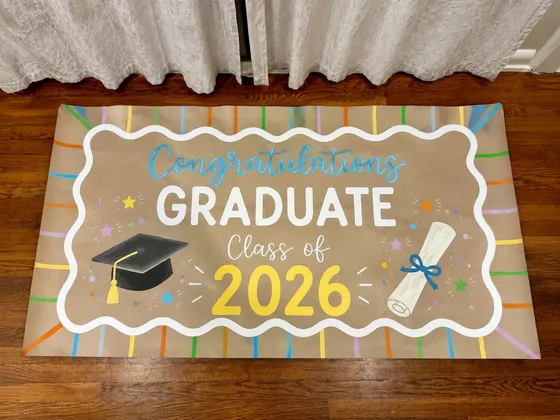 Hand-painted custom banner by SATX Painted Banners