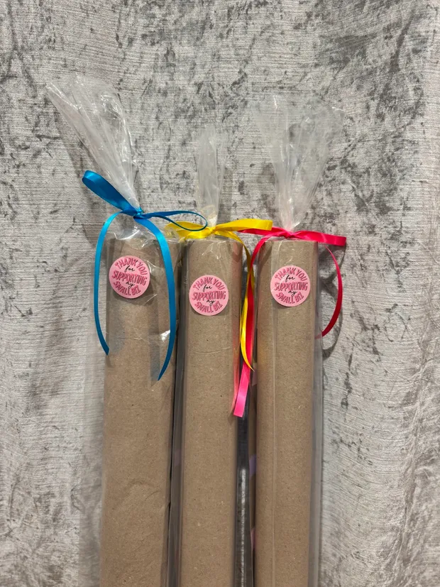 Bachelorette hand-painted banner example